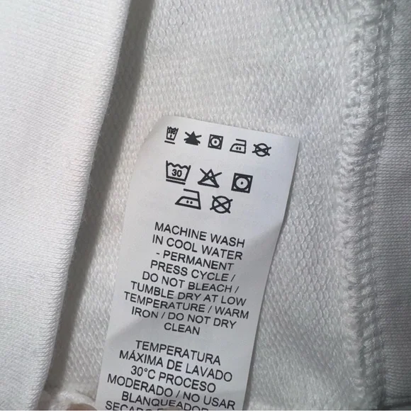 NWT Puma Long Sleeve Neon Dreaming High Low Crew White Fuchsia Black Size Large - Picture 10 of 11